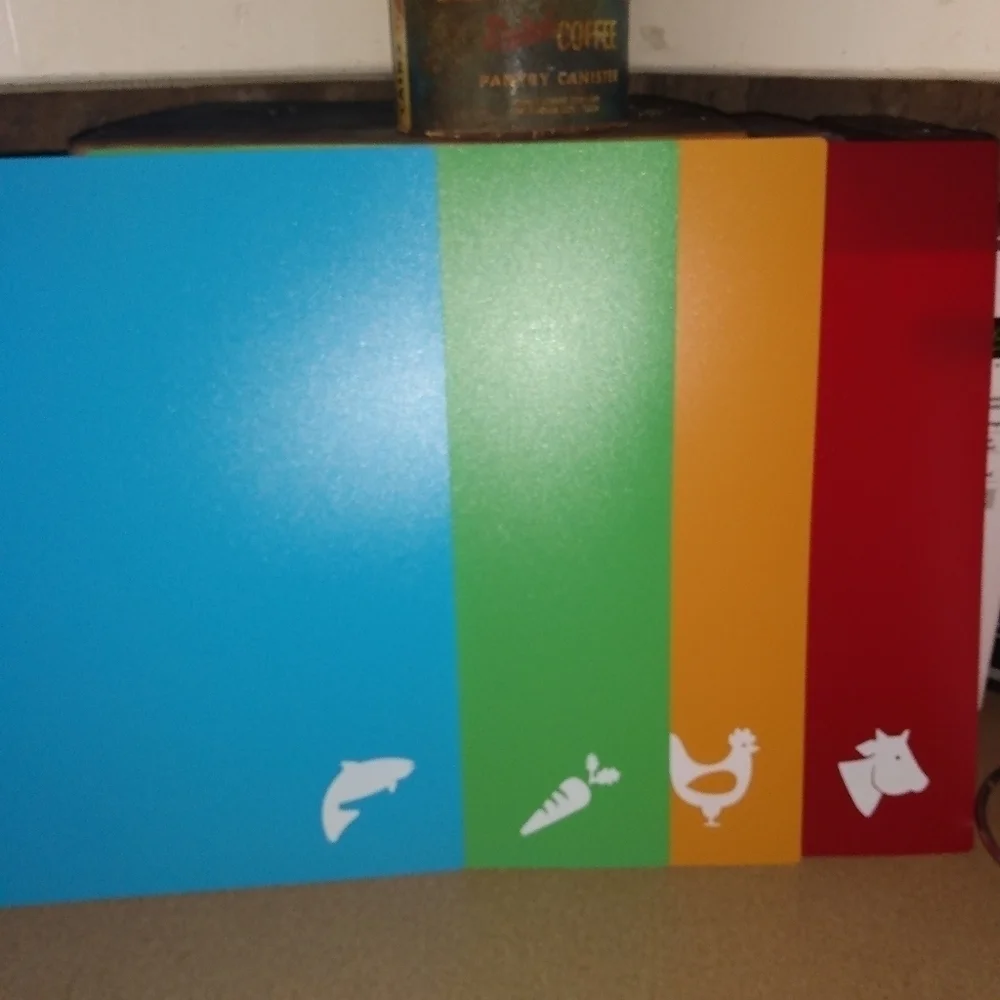 Set Of 4 Plastic Cutting Boards